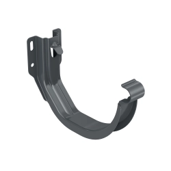 BRYZA STAL Uchwyt doczołowy do rynien 125 mm - ANTRACYT - RAL 7016